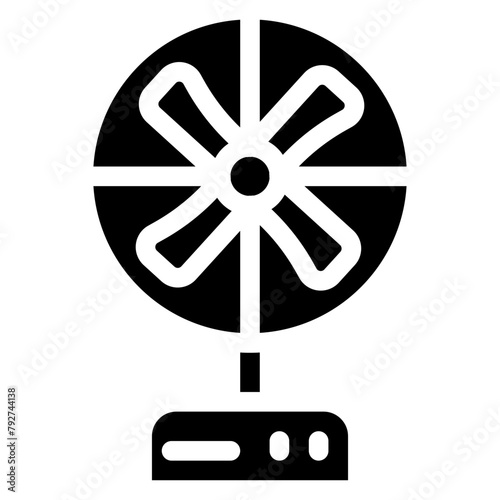 Electric fan Vector Icon Design Illustration