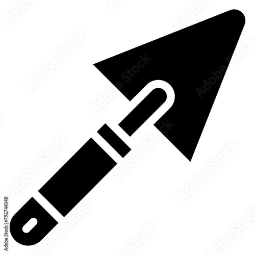 Trowel Vector Icon Design Illustration