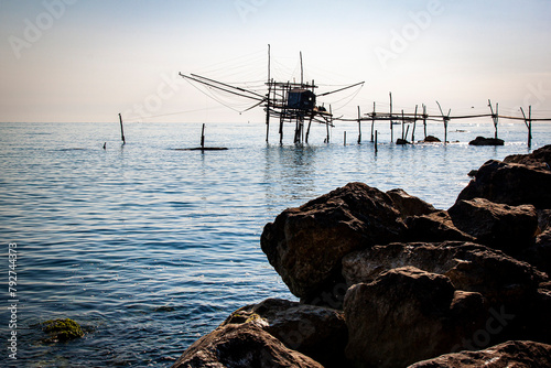 Il Trabocco Turchino cantato da D'Annunzio lungo la Costa dei Trabocchi in Abruzzo photo