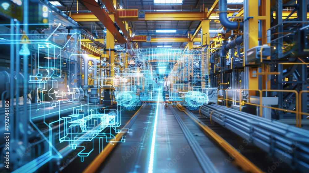 Digital twin technology creates virtual replicas of physical assets, enabling real-time monitoring, predictive maintenance, and optimization across industries Digital twin technology creates virtual replicas of physical assets, enabling real-time monitoring, predictive maintenance, and optimization across industries