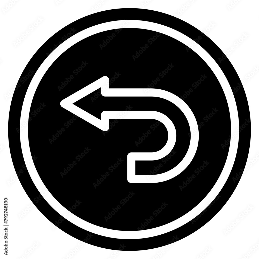 Back Vector Icon Design Illustration