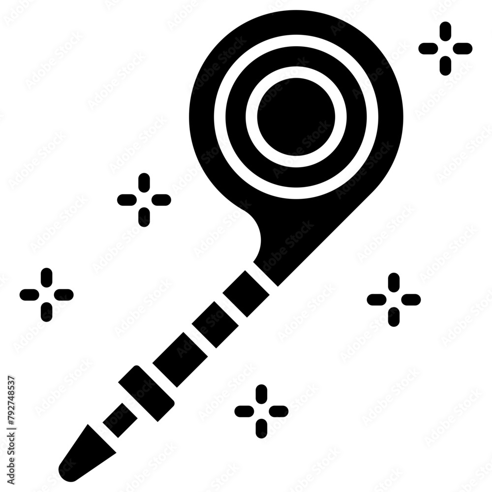 Party Blower Vector Icon Design Illustration Party Blower Vector Icon Design Illustration