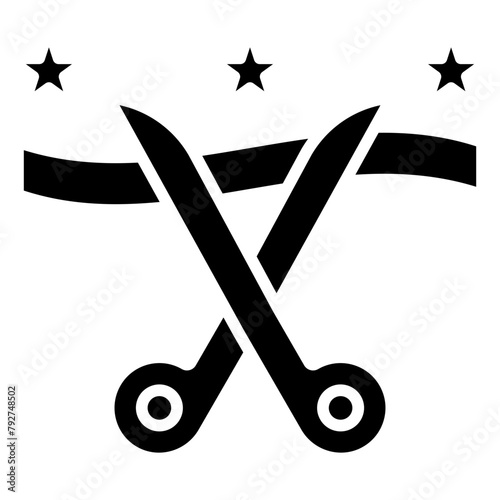 Opening Ceremony Vector Icon Design Illustration