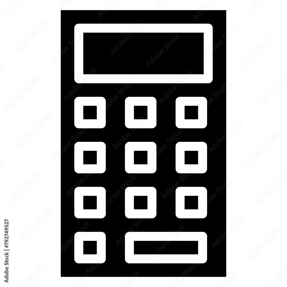 Calculator Vector Icon Design Illustration Calculator Vector Icon Design Illustration