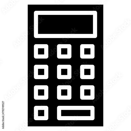Calculator Vector Icon Design Illustration