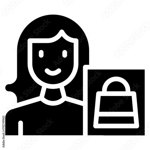 Customer Vector Icon Design Illustration