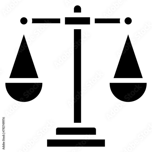 Fotografija Balance Vector Icon Design Illustration