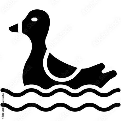 Duck Vector Icon Design Illustration