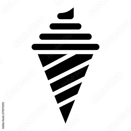 Ice Cream Vector Icon Design Illustration