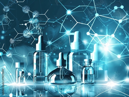 Nanotechnology in Cosmetics Safety Poster Nanocarrier Safety Skincare Concept Skincare Product 