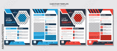 Modern Vector corporate Case Study Design Layout