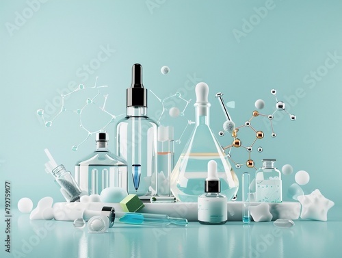 Design an educational poster highlighting the safety aspects and regulatory considerations of using nanocarriers in skincare products.  photo
