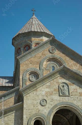 Bodbe Christian Orthodox Monastery near Signagi, Georgia, Central Asia, Asia photo