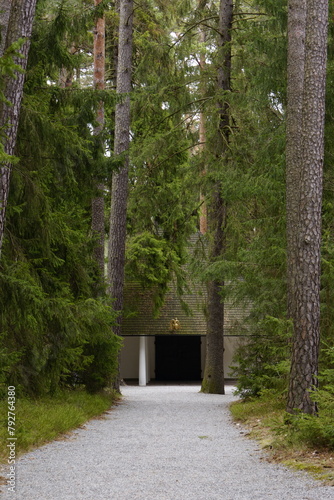 The Forest Chapel in Stockholm's Forest Cemetery