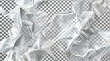 Ripped plastic wrap on transparent background. Modern illustration of polyethylene sheet with hole and uneven torn edges, wrinkled texture, ruptured film, packaging damage overlay.