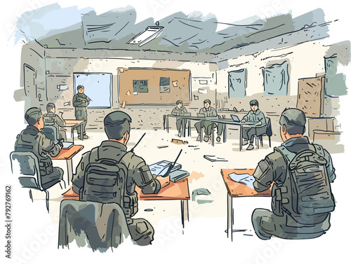 War-Torn Community Building Rebuilt, Renewed, and Resilient: Soldiers and Students United in Hope