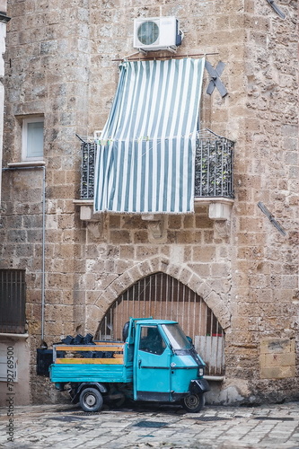 Taranto streets in Puglia, Italy