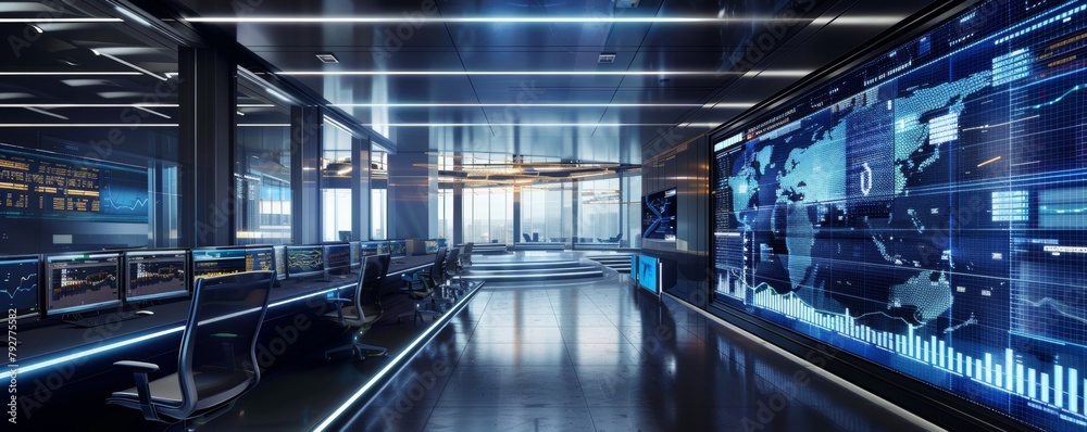 A sophisticated data center A sophisticated data center