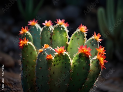 cactus in the garden photo