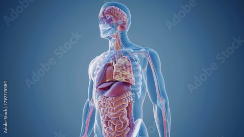 Male white 3D illustration photo