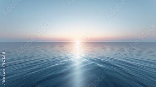 Heavenly light show over a tranquil sea capturing the surreal beauty of light refractions on water