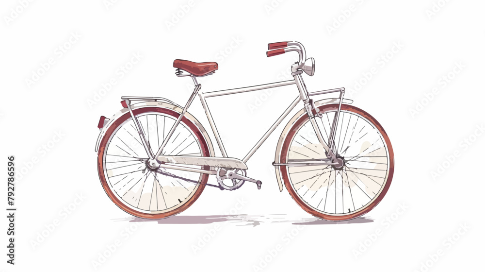 Bike design over white background vector illustration