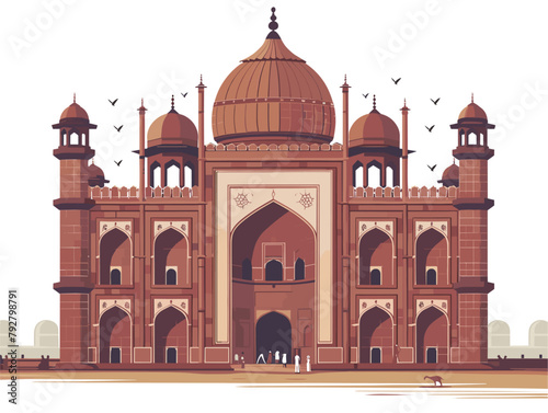 Enchanted Mughal Fort: A Historical Marvel Immersed in Intriguing Detail