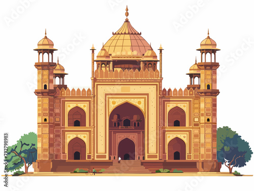 Enchanted Mughal Fort: A Historical Marvel Immersed in Intriguing Detail