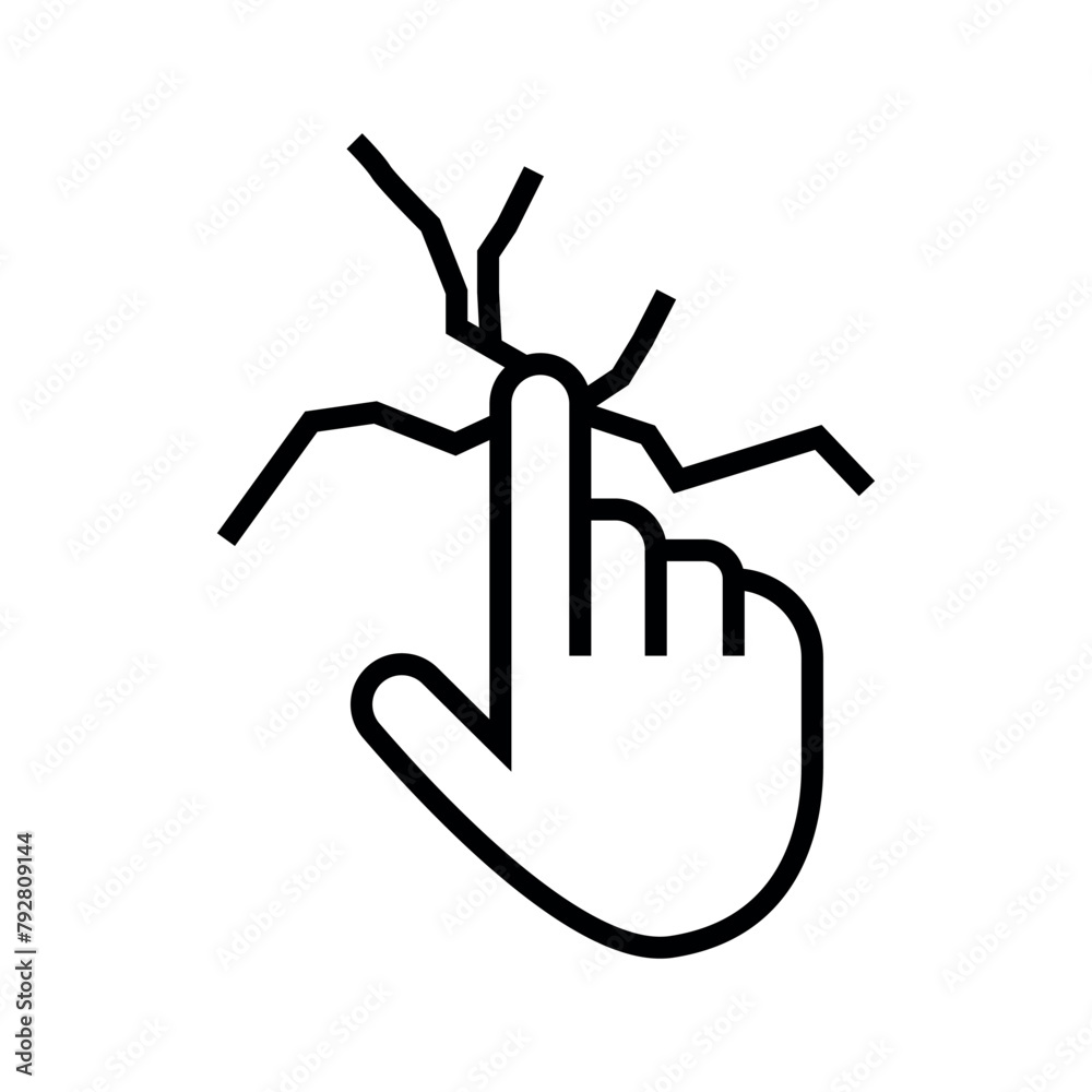 Hand Pointing Icon with effect Hand Pointing Icon with effect
