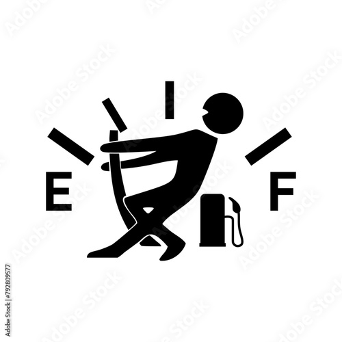 low fuel icon