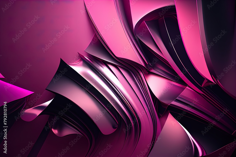 Obraz na plátně hypnotic abstract lines wallpaper background design , stone polygons