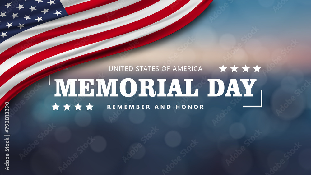 Fototapeta premium Memorial Day USA
