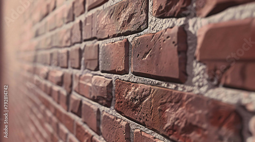 A brick wall with a brick texture