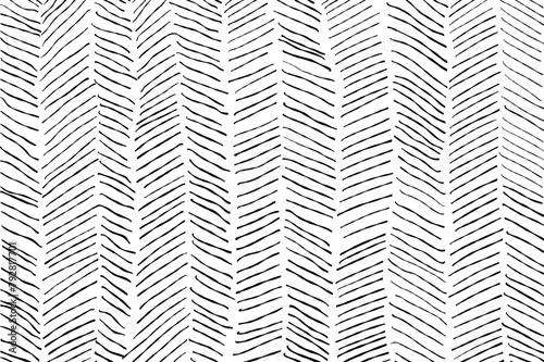 Vintage doodle hand drawn geometric background with simple black wood texture. random chaotic modern art-like illustration. Vector