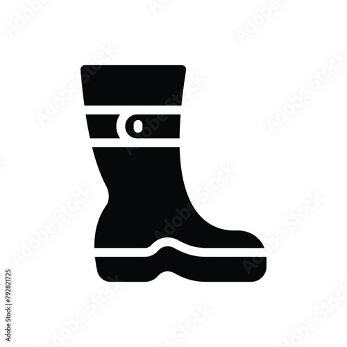 Rubber Boot vector icon