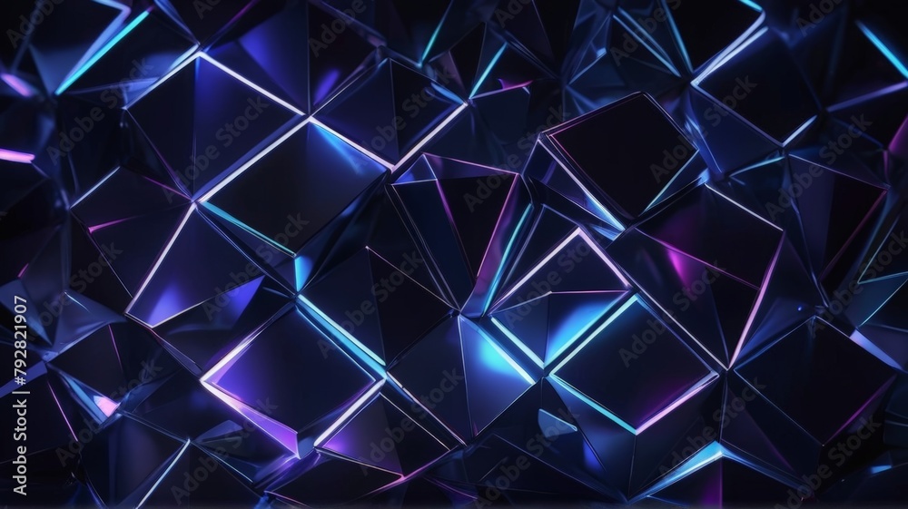 Bold Geometric Shapes Creating a Dynamic Office Environment