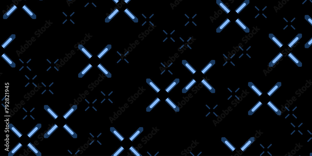 Abstract horizontal background with blue crosses pattern. Modern technology background. Vector EPS 10 Abstract horizontal background with blue crosses pattern. Modern technology background. Vector EPS 10