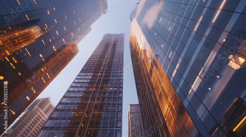 Wallpaper Mural Finance District Skyscrapers, Urban Landscape Photo Torontodigital.ca