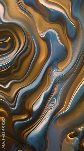  Where Azure Meets Alabaster: A Symphony of Swirling Hues
