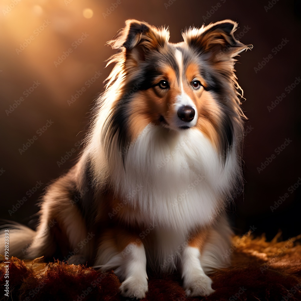 Fototapeta premium Shetland Sheepdog puppy