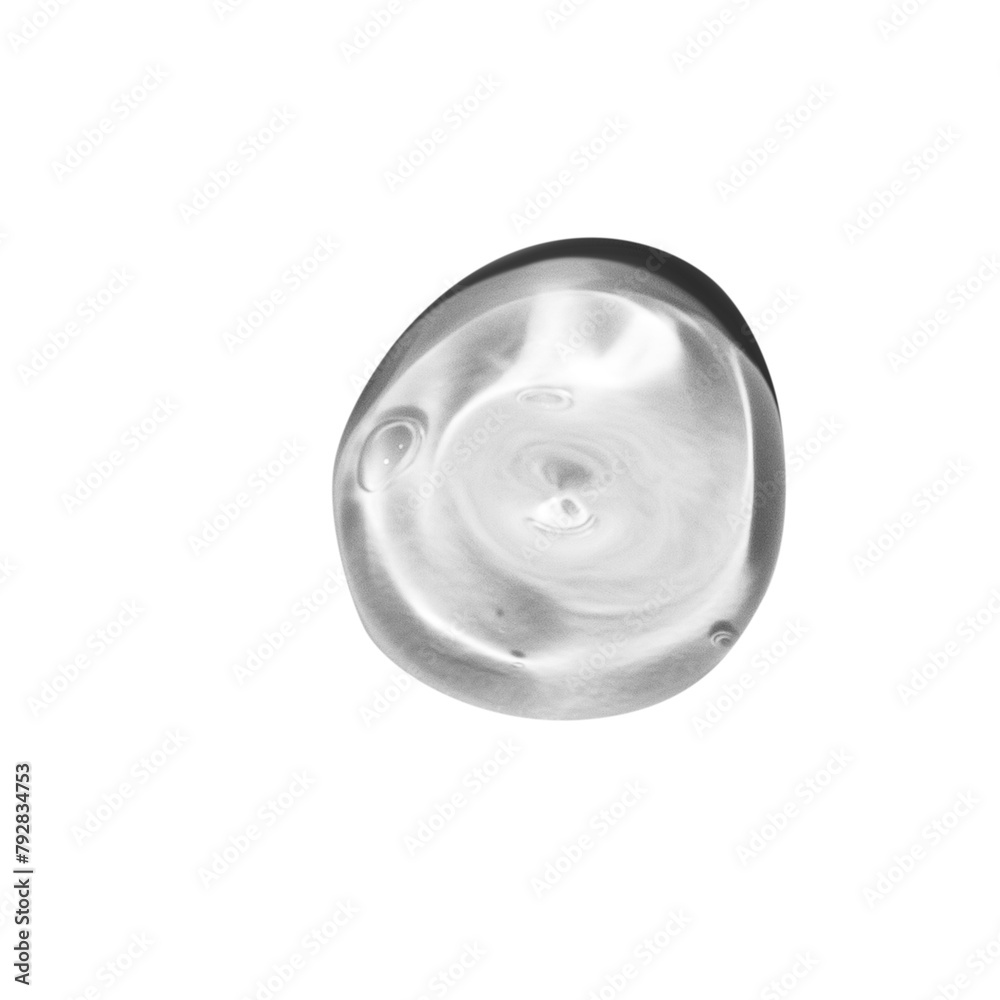 smear of transparent cosmetic gel. On an empty background. PNG smear of transparent cosmetic gel. On an empty background. PNG