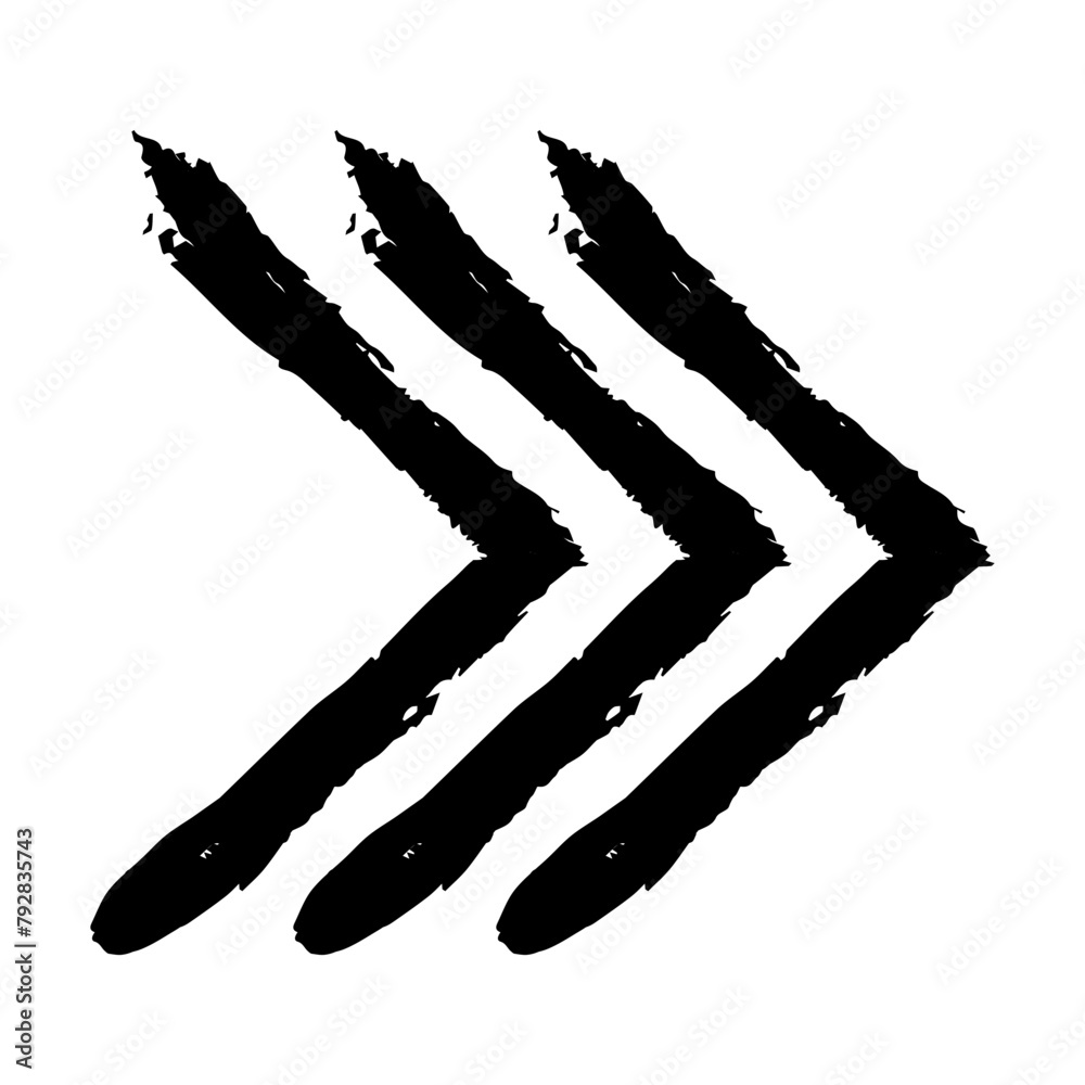 Arrow symbol icon, grunge texture vector element direction symbol illustration for graphic design Arrow symbol icon, grunge texture vector element direction symbol illustration for graphic design