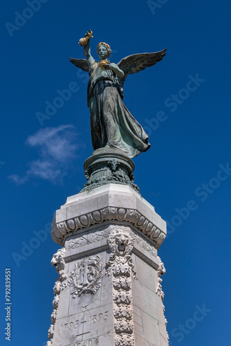 Century Monument (Monument du Centenaire) on Promenade des Anglais. Monument to the Centenary of the reunion of Nice with France was inaugurated on March 4, 1896 in the Albert I garden. Nice, France. photo