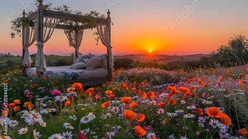 Sunset Enchantment Ornate C...