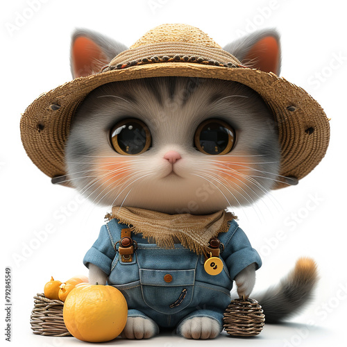 cat wear a hat