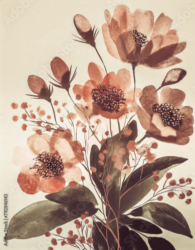 background with flowers