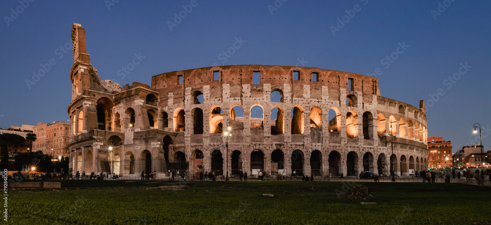 Old roman architecture, Rome, Italy