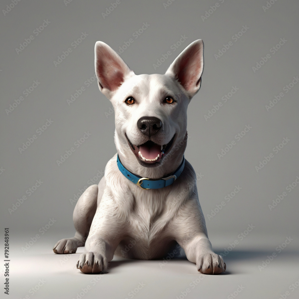 Fototapeta premium 3D Dog Model