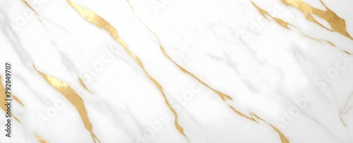 Textured white marble surface with intricate golden accents, detailed background for sophisticated designs