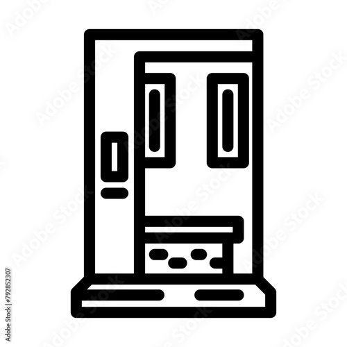 infrared sauna line icon vector. infrared sauna sign. isolated contour symbol black illustration